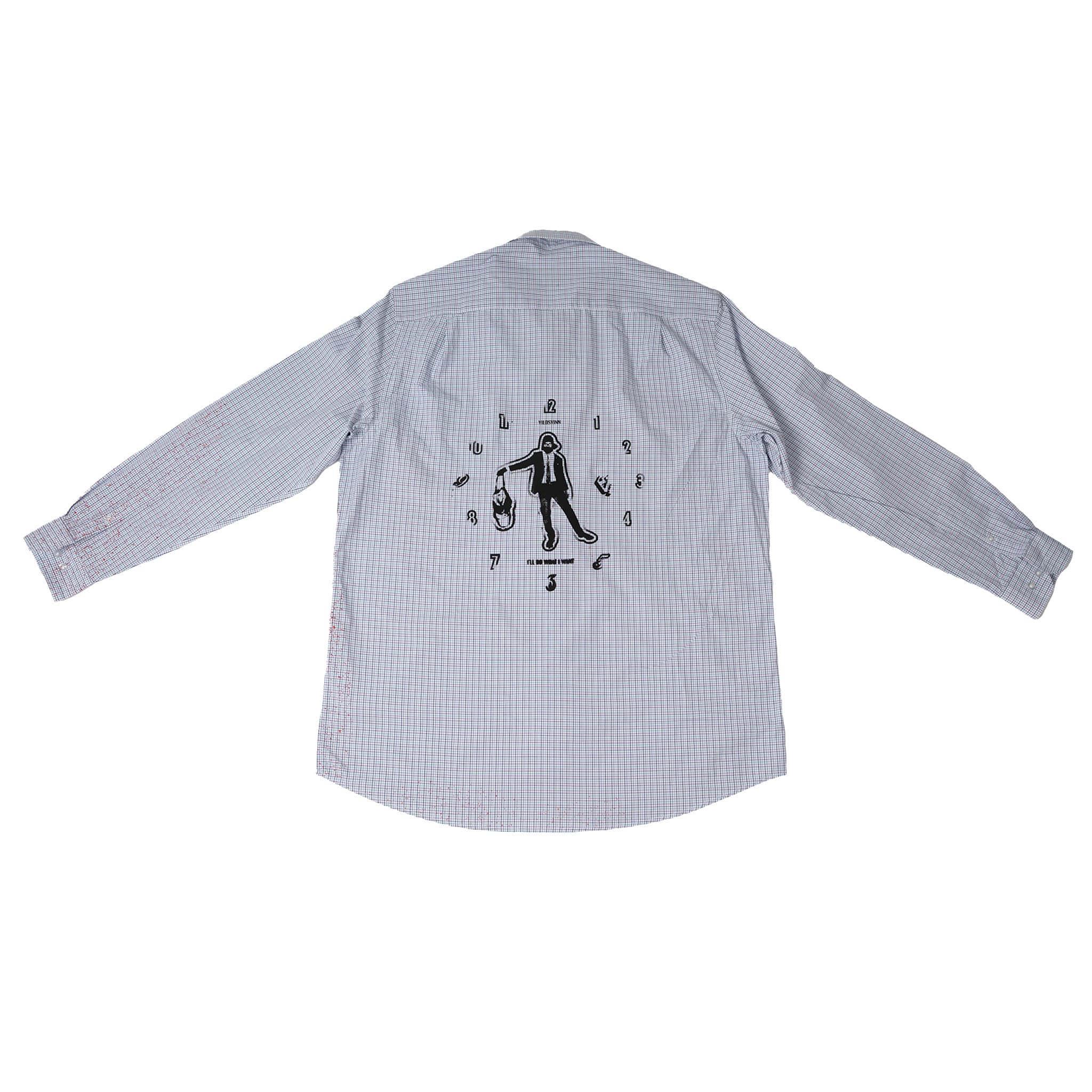 Clock Face - long sleeve button up shirt 3